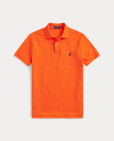 RALPH LAUREN - SIIM FIT - POLO TSHIRT - ORANGE